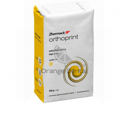 Orthoprint (Ортопринт) - альгинат для использования в ортодонтии, желтый (500 г)