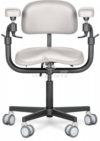 Стул микроскописта Mercury Elite Comfort Black Белый (HX001-52)