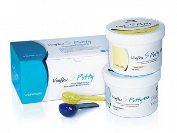 Вонфлекс/Vonflex S Putty Soft Normal слепочный БАЗА материал силикон 280х2 мл, Корея