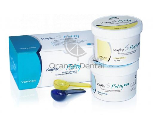 Вонфлекс/Vonflex S Putty Soft Normal слепочный БАЗА материал силикон 280х2 мл, Корея