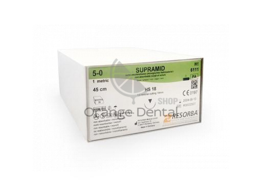 СУПРАМИД (SUPRAMID) DS 13, 1 EP 5-0 USP, 0.45 m, 3 36шт/упак