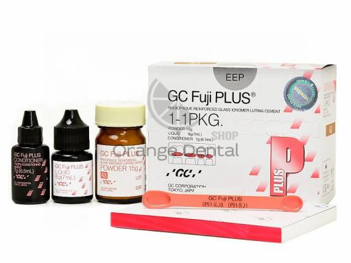 GC Fuji Plus (А3) /Фуджи плюс - для постоянного цементирования (15 г + 7 мл + 6,5 мл)