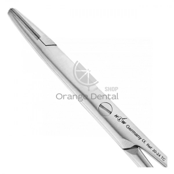 Иглодержатель Olsen-Hegar TC, прямой, 15см 20-24