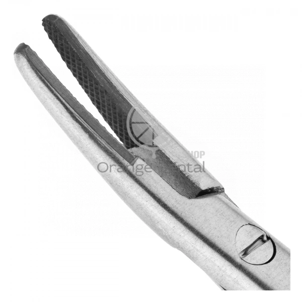 Иглодержатель Micro-Nadelhalter TC, изогнутый, 18 см 40-46