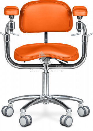 Стул-микроскописта-Mercury-ELITE-COMFORT-Оранжевый-(HX001-12)