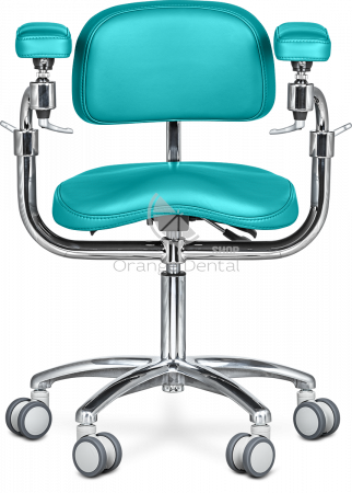 Стул-микроскописта-Mercury-ELITE-COMFORT-Бирюза-(HX001-30)