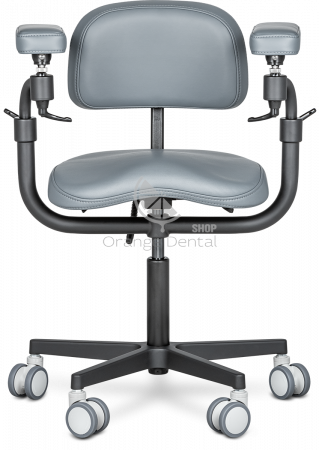 Стул микроскописта Mercury Elite Comfort Black Серый-(HX001-32)